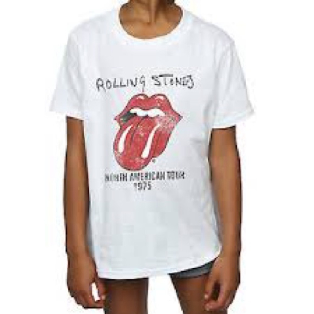Rolling Stones Rock Tee North American tour size medium black color way - Picture 1 of 4